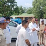 विधायक काजी निजामुद्दीन व वीरेंद्र कुमार जाति ने किया नारसन ग्रीन कार्ड सेंटर का निरीक्षण
